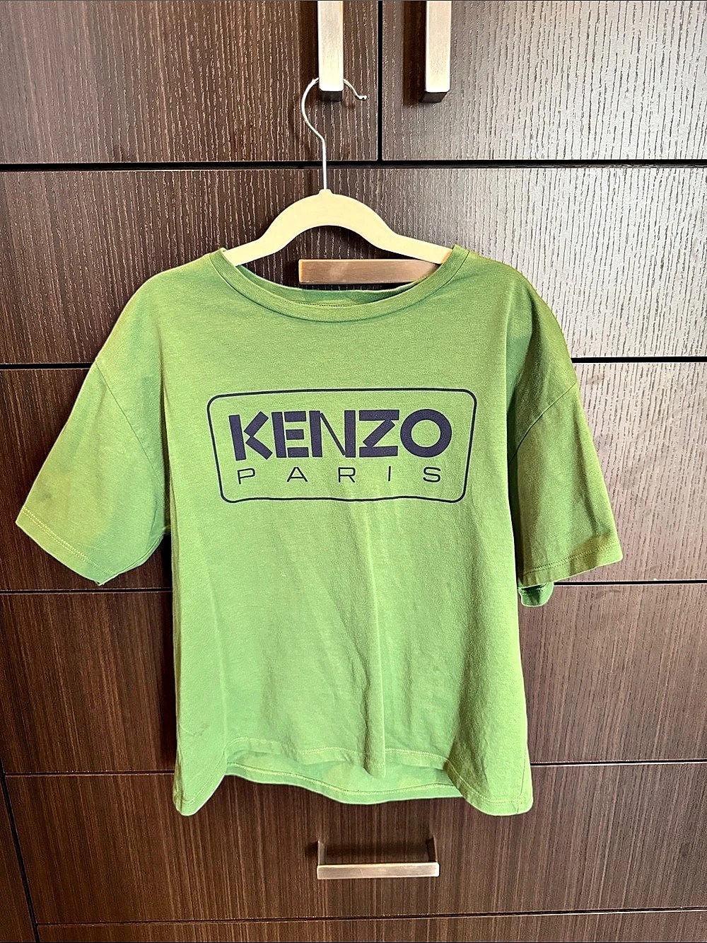 Kenzo Kids Short Sleeve Logo T-Shirt in Green